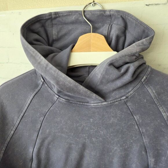 Lululemon Scuba Hoodie Pullover Sweatshirt Size 4 Washed Purple Thumbholes - Picture 5 of 11